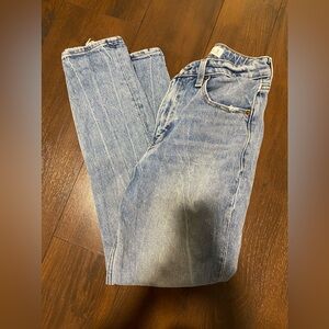 Abercrombie & Fitch high rise mom jean 25 0 curve love denim jeans